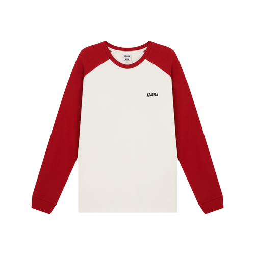 Raglan Waffle L/S Tee [Red] – Shop Sauna