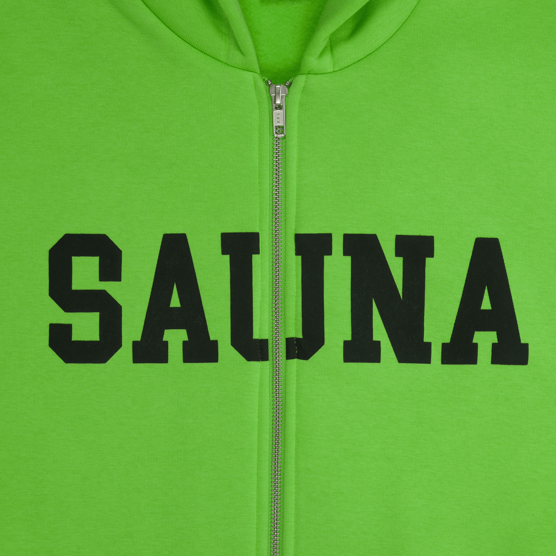 College Zip-Hoodie [Lime Green]
