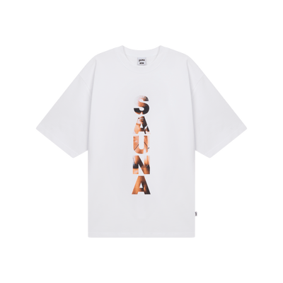Vertical Girl Tee [White]