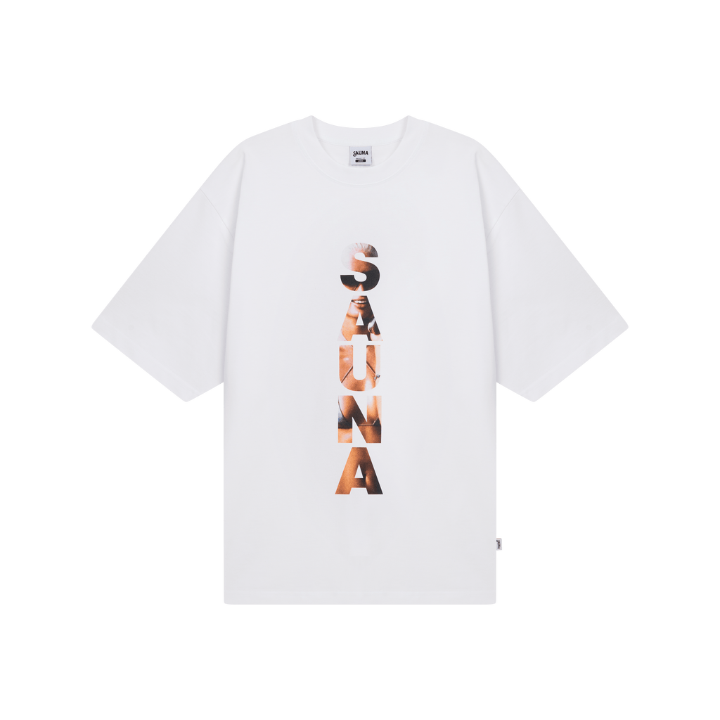 Vertical Girl Tee [White]