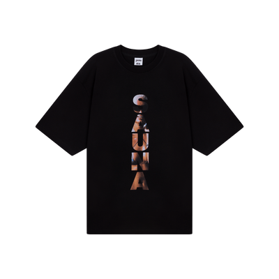 Vertical Girl Tee [Black]