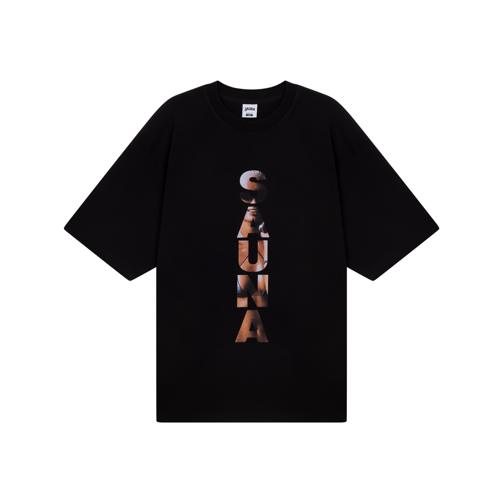 Vertical Girl Tee [Black]