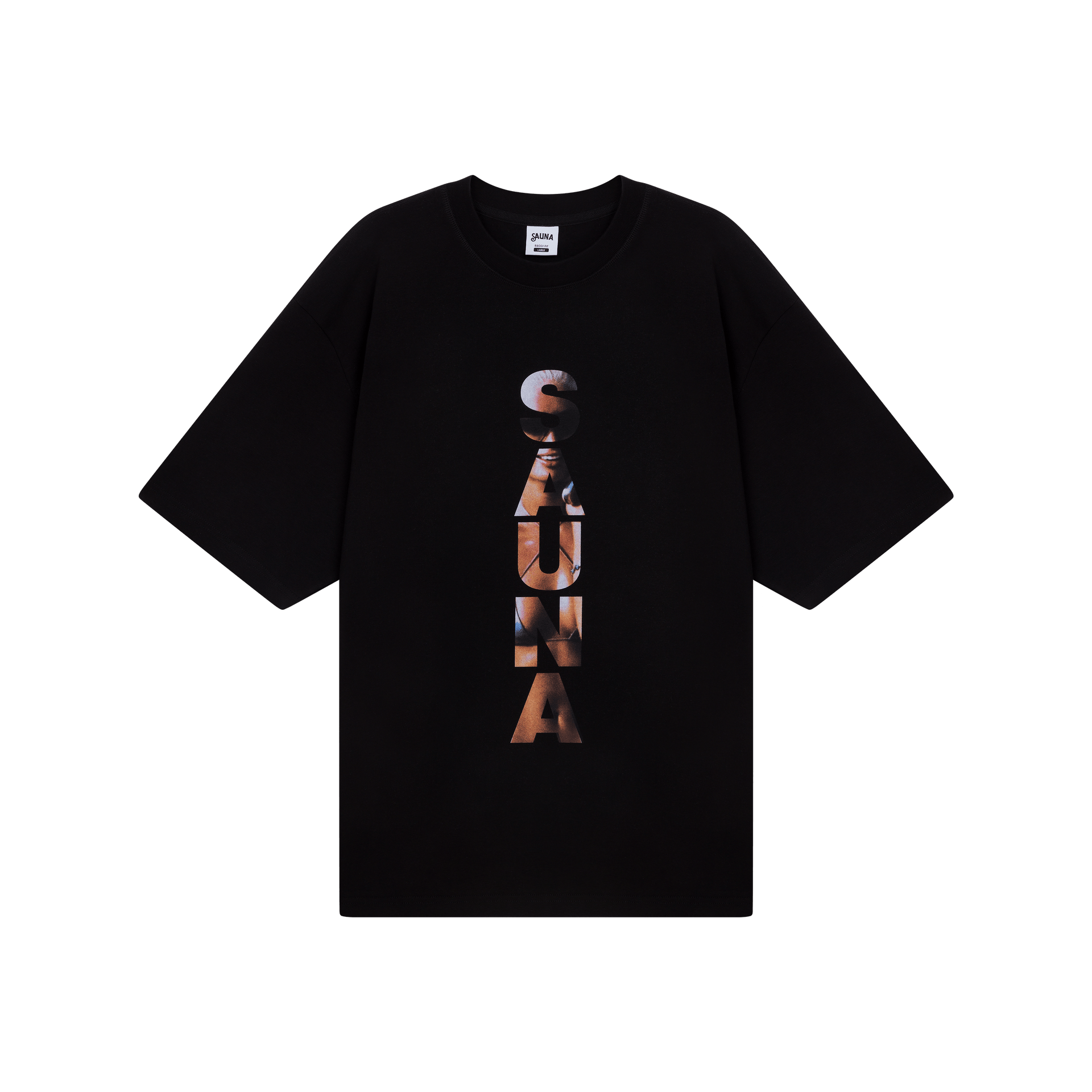 Vertical Girl Tee [Black] – Shop Sauna