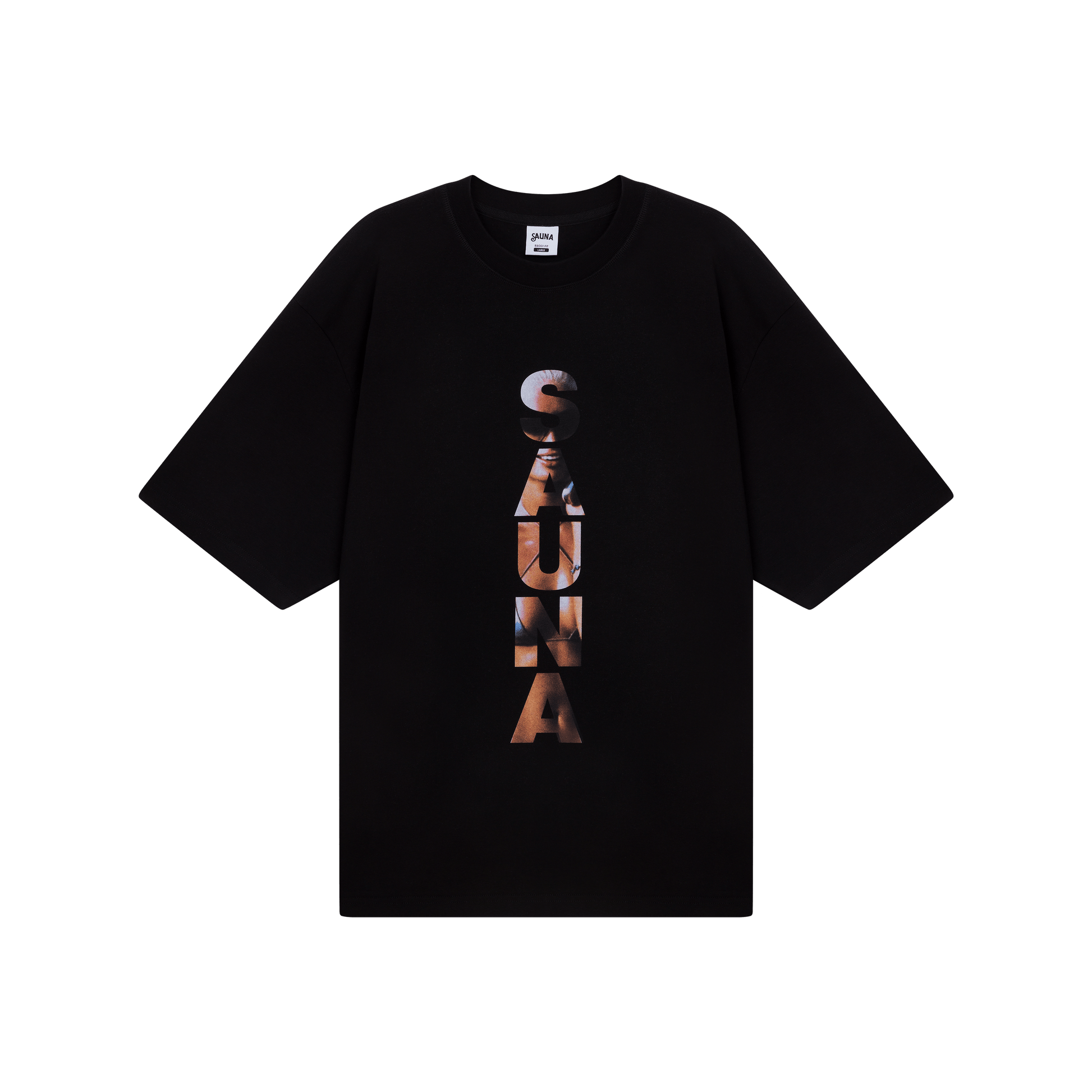 Vertical Girl Tee [Black]