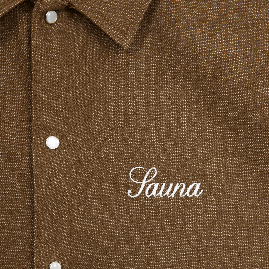 Denim Workwear Shirt [Brown]