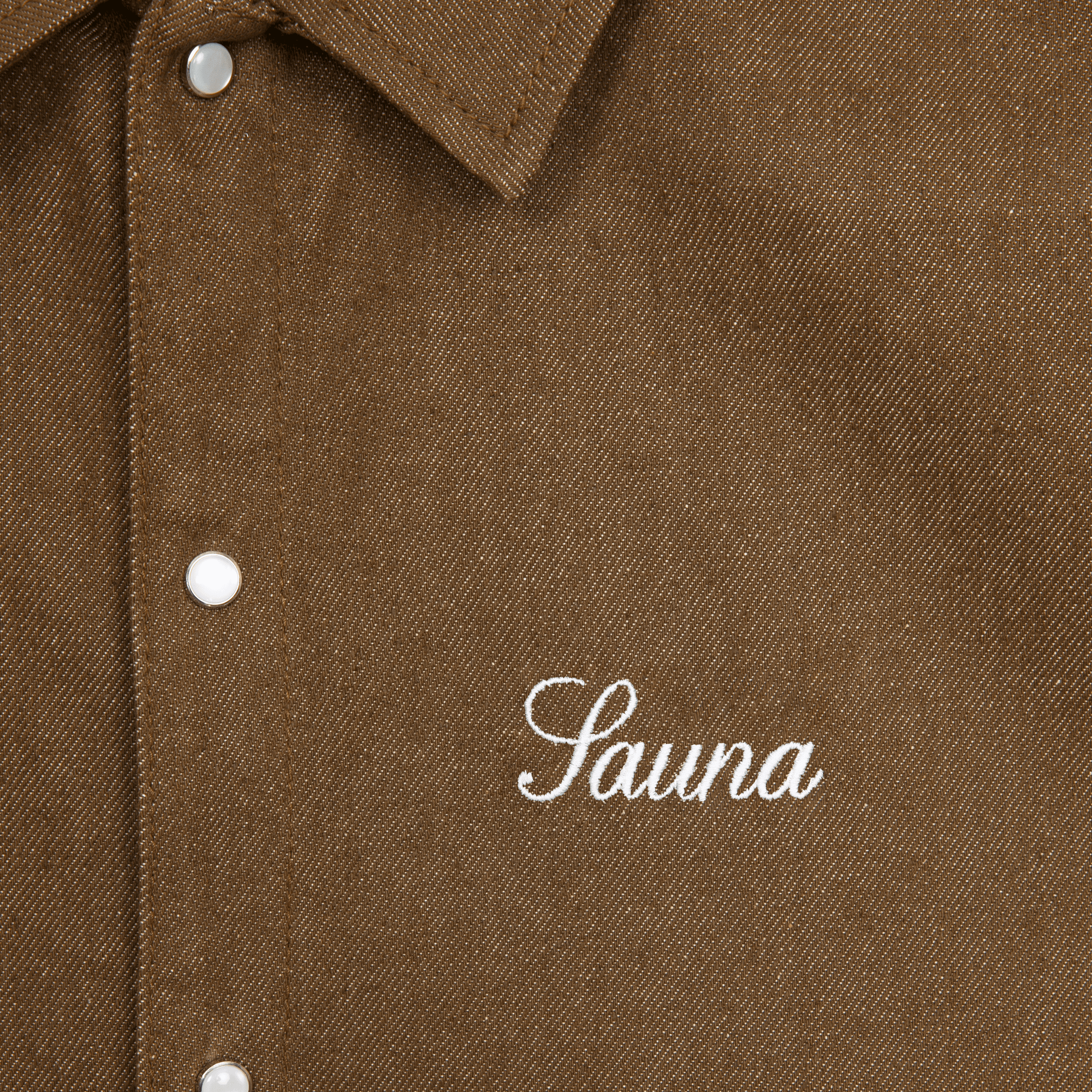 Denim Workwear Shirt [Brown]