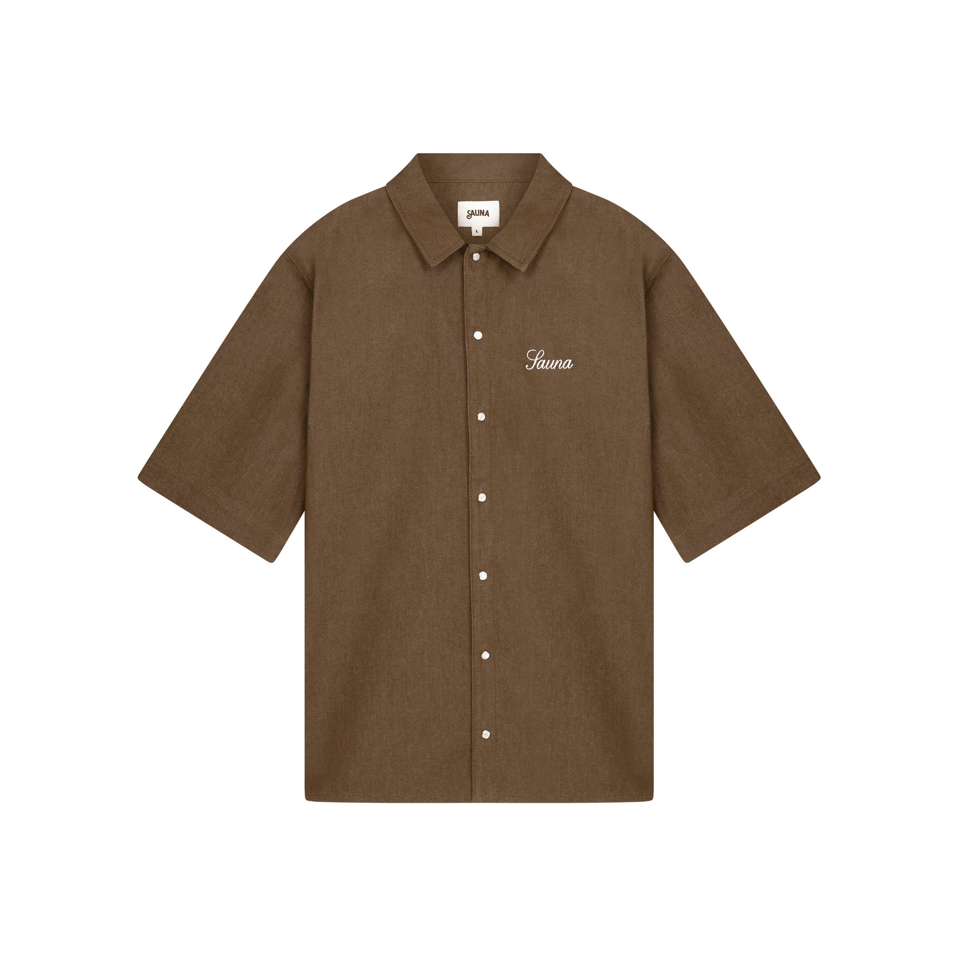 Denim Workwear Shirt [Brown]
