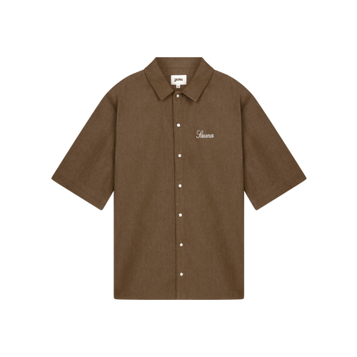 Denim Workwear Shirt [Brown]