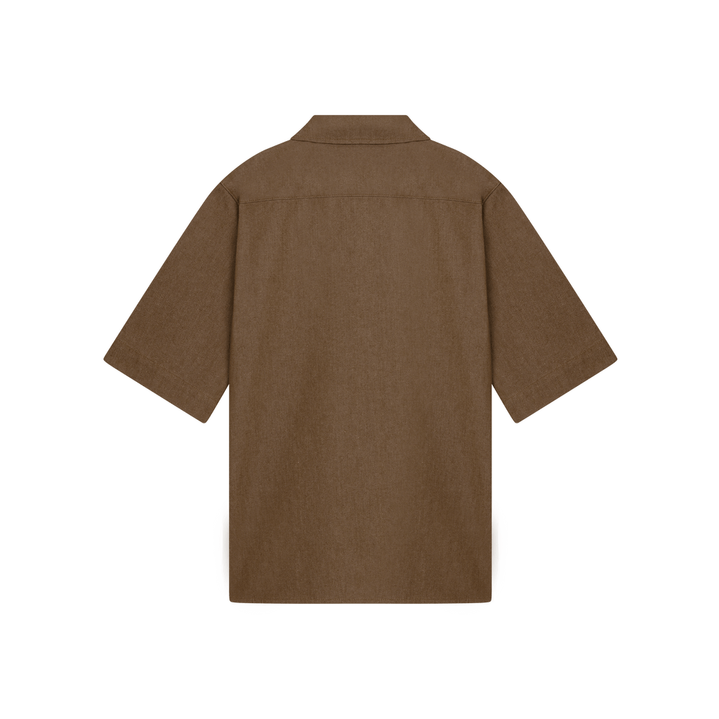 Denim Workwear Shirt [Brown]