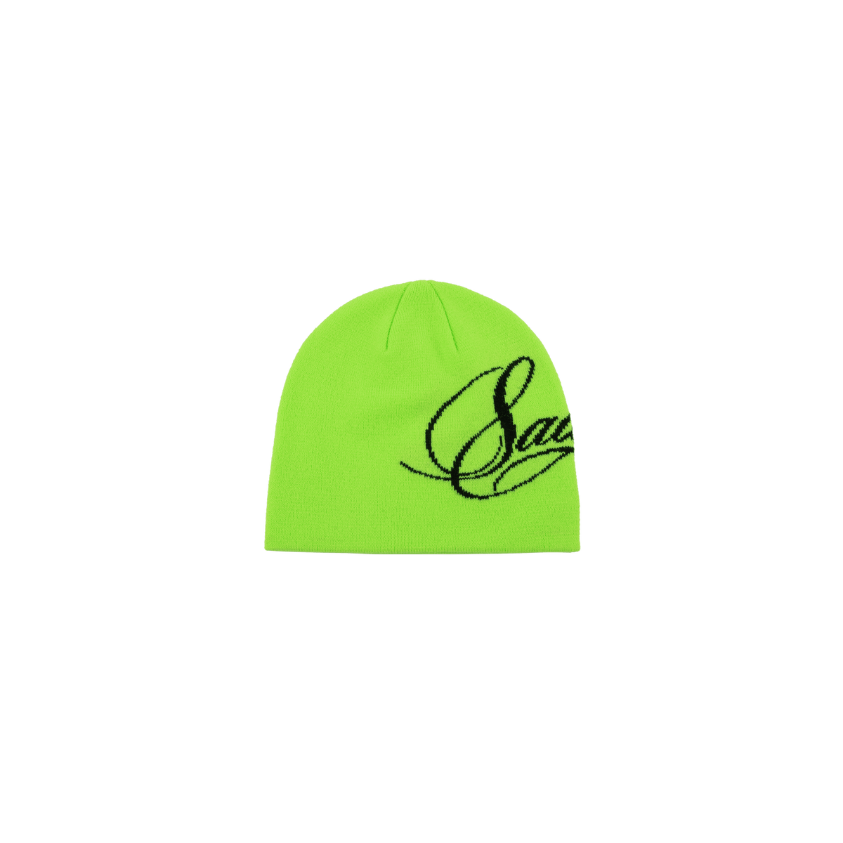 Script Beanie [Lime Green]