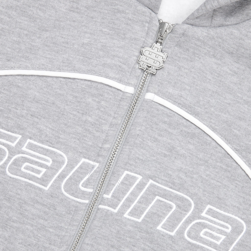Race Zip-Up Hoodie [Grey]