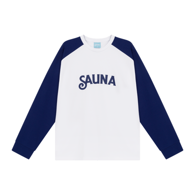 L/S Tee [Navy/White)