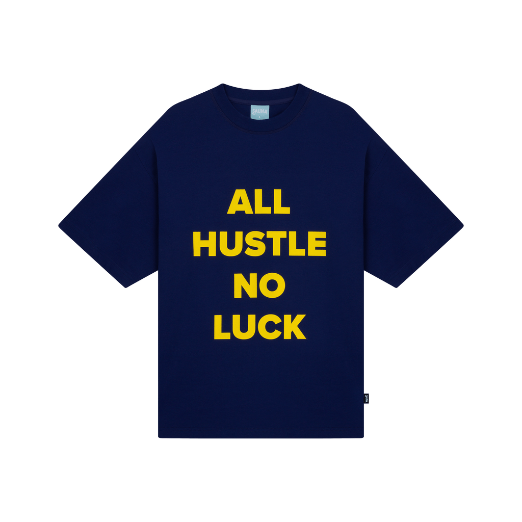 All Hustle Tee [Navy]