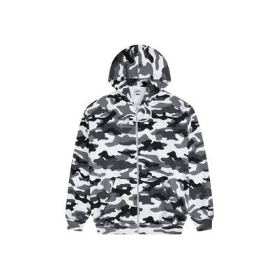 Classic Zip-Hoodie [Snow camo]