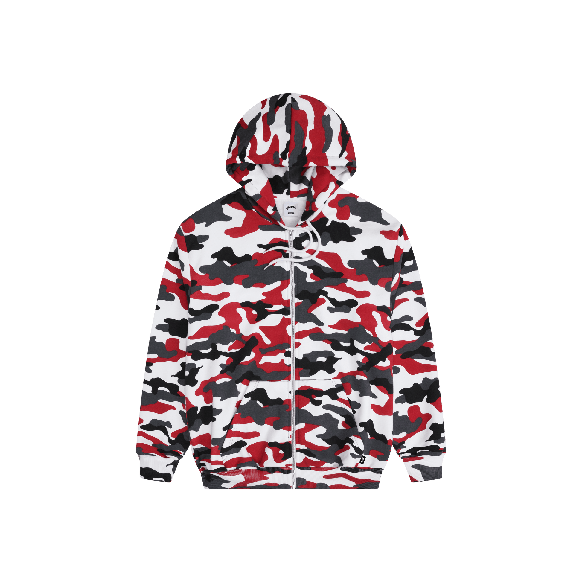 Classic Zip-Hoodie [Red camo]