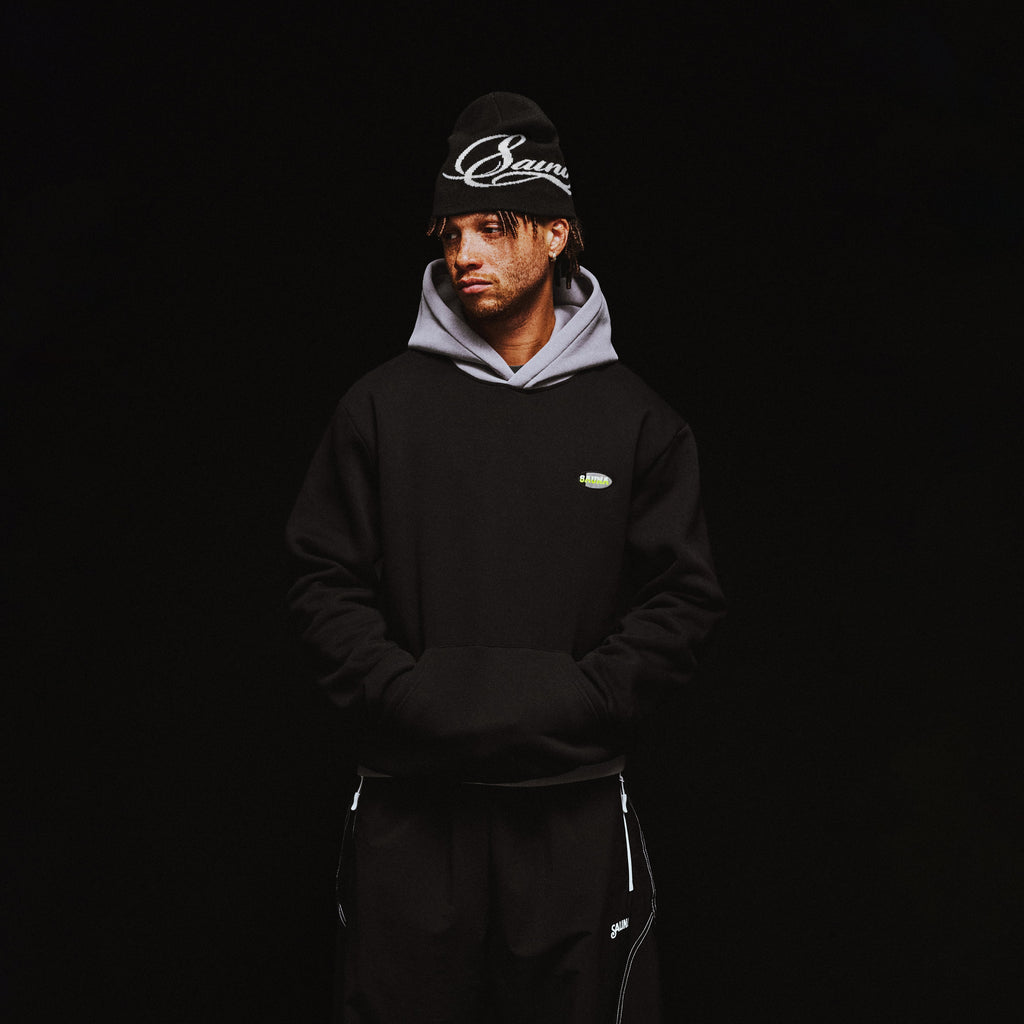 Two Tone Hoodie [Black/Grey]