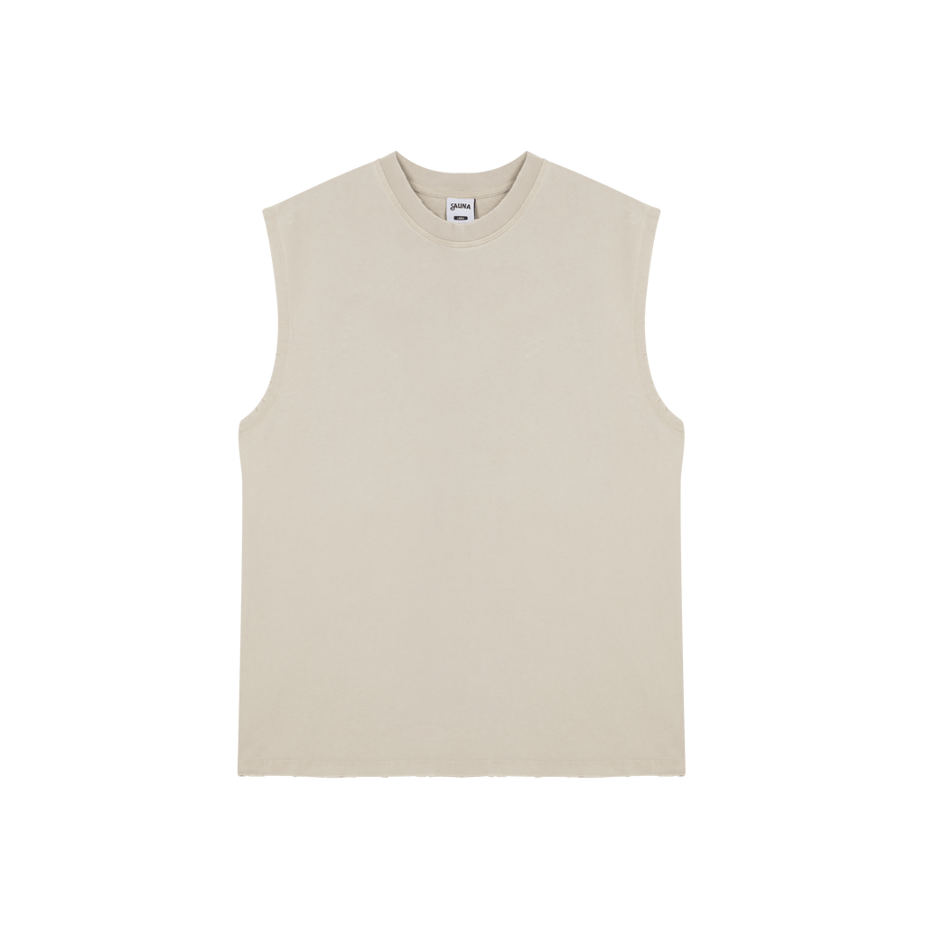 Sleeve Less Star Tee [Off White]