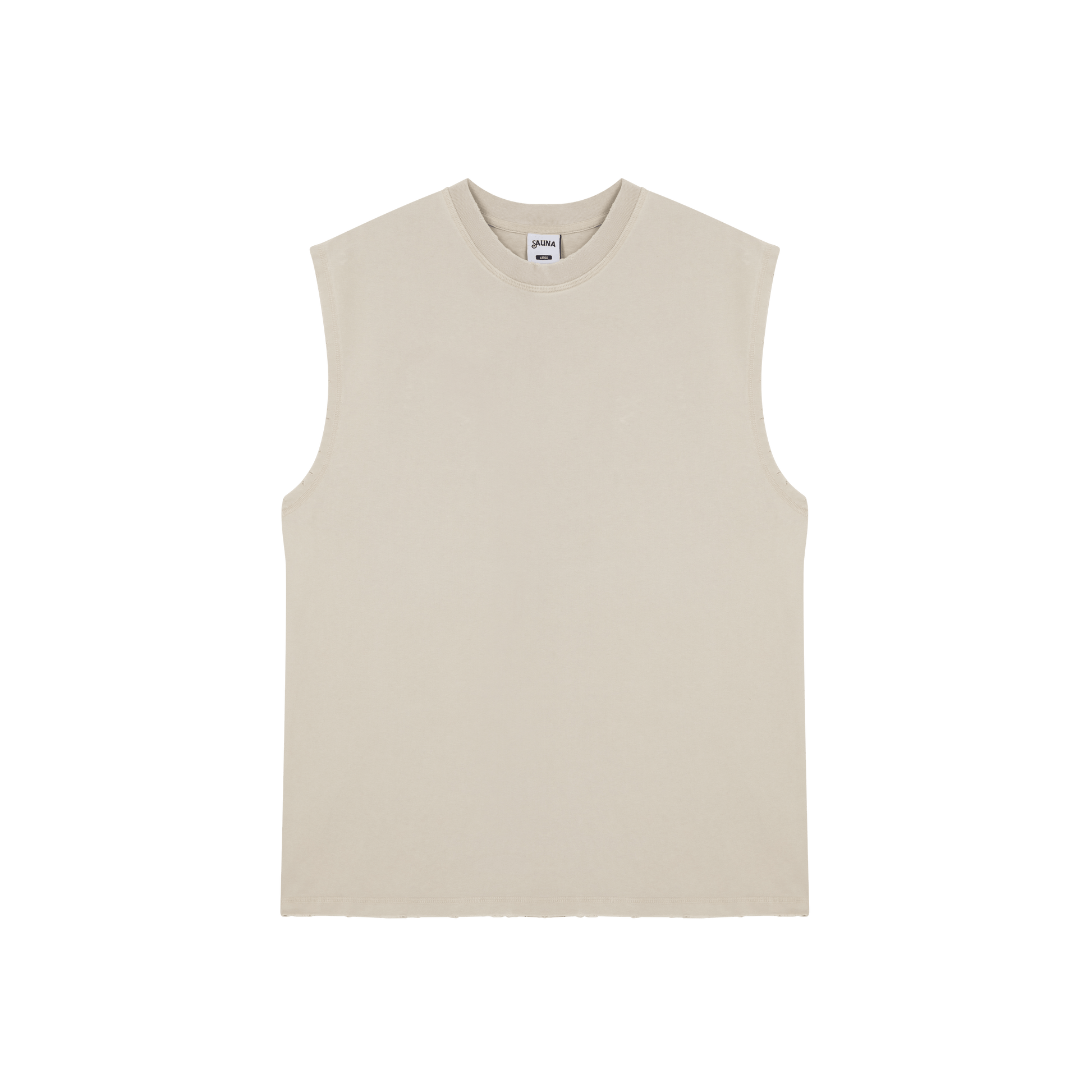 Sleeve Less Star Tee [Off White]
