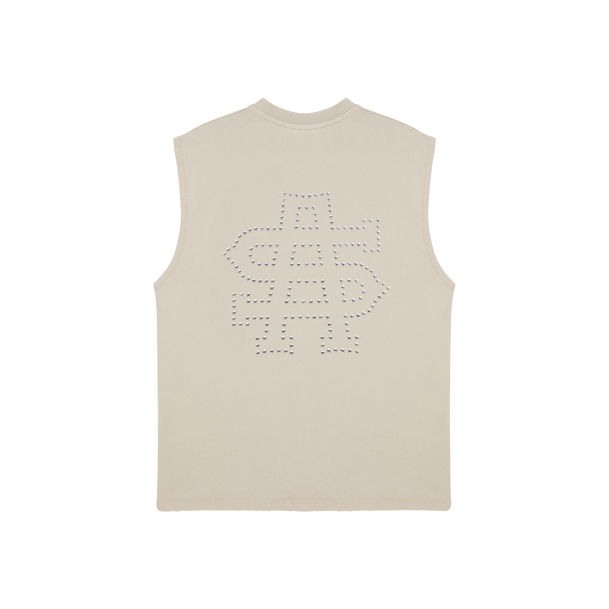 Sleeve Less Star Tee [Off White]