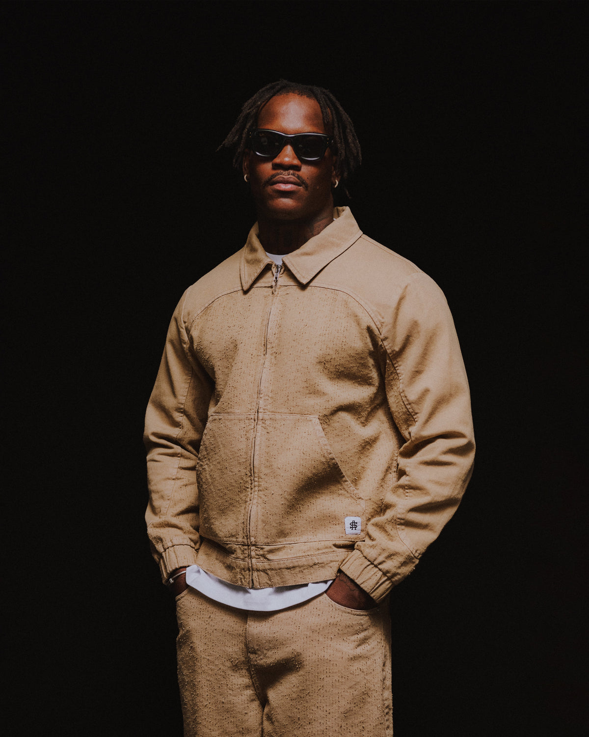 Work Cotton Jacket [Beige]