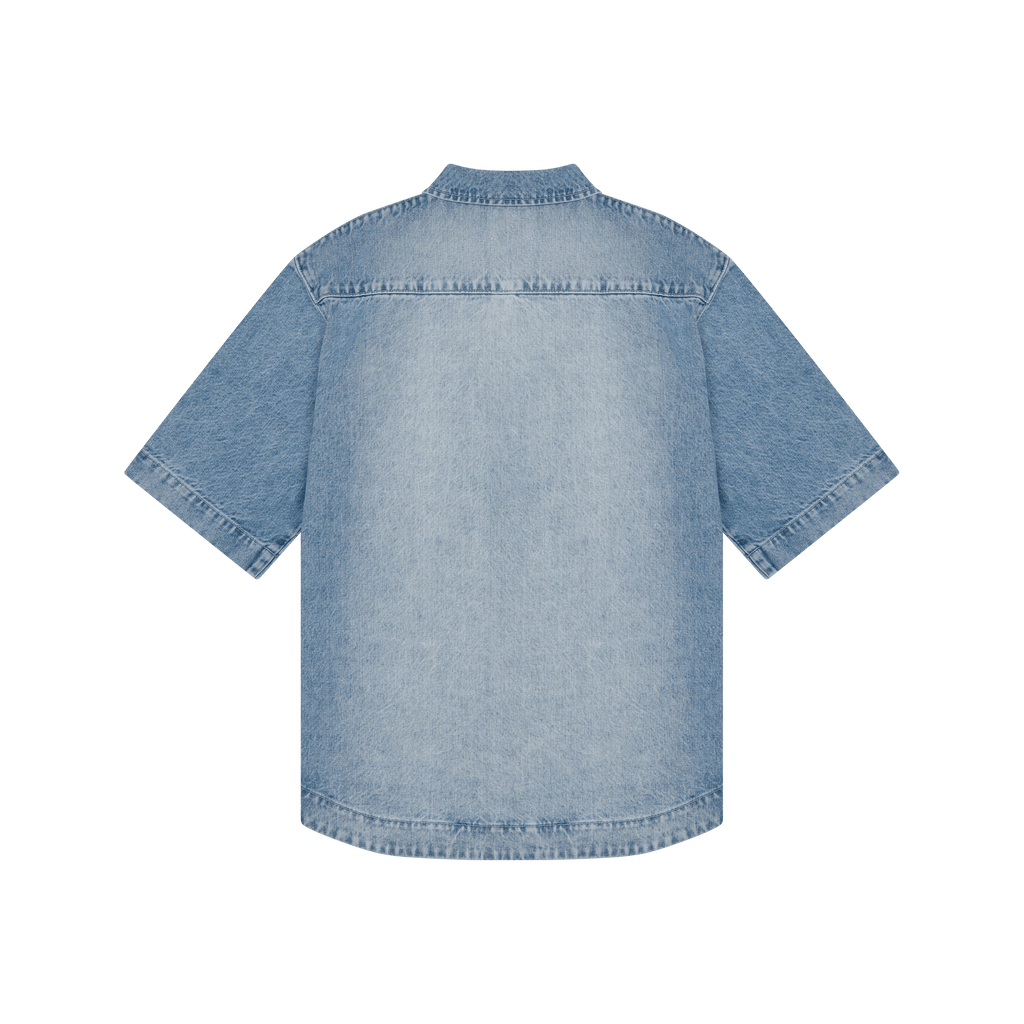 Denim S/S Shirt [Light Blue]