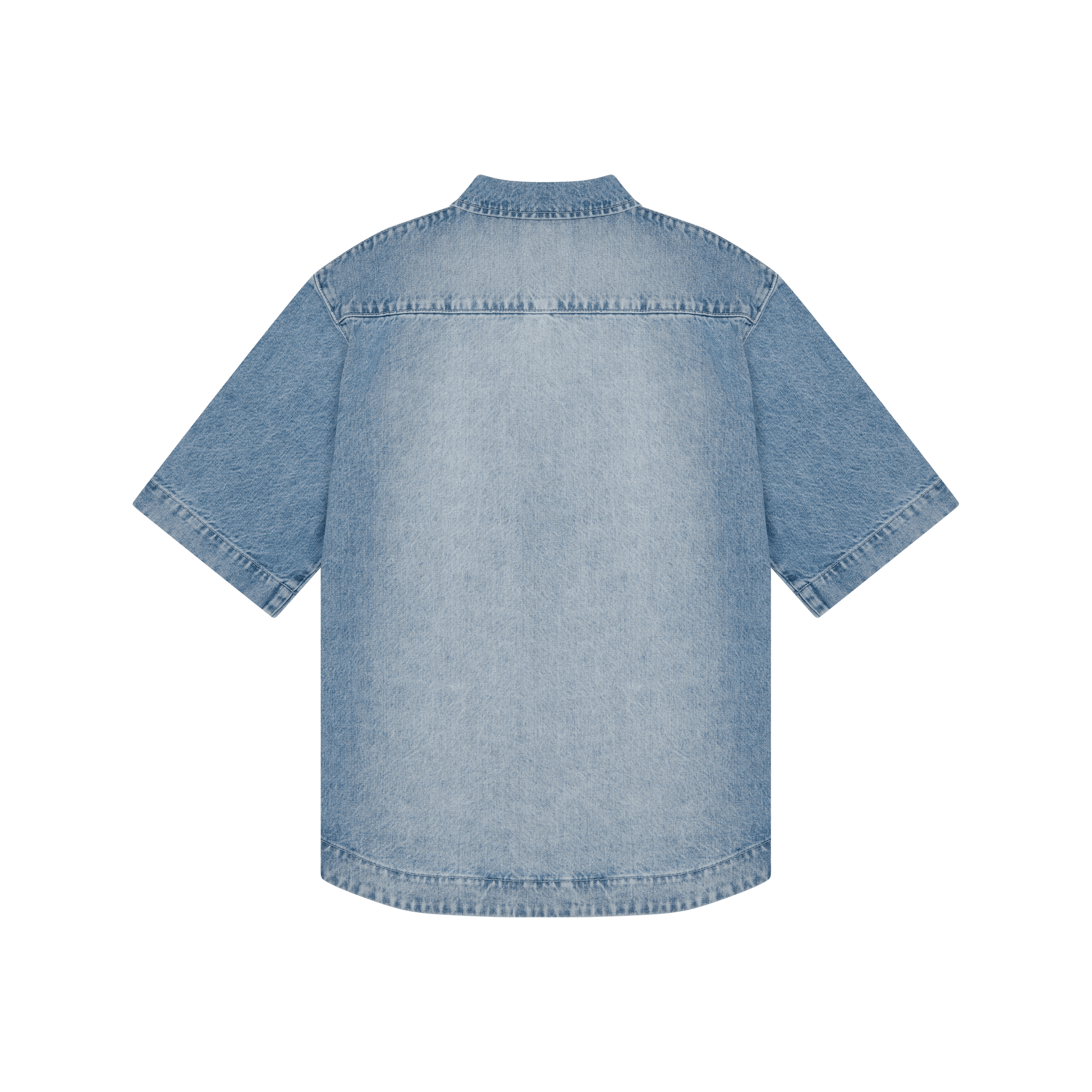 Denim S/S Shirt [Light Blue]