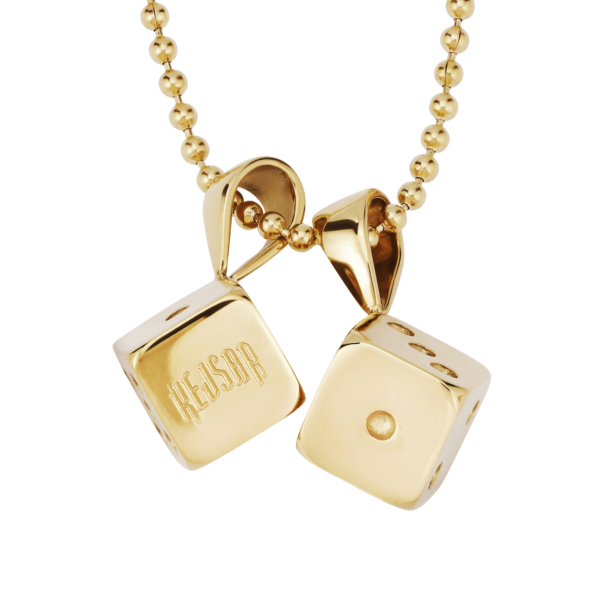 SAUNA®/Kejsar Pendant Dice Chain [Gold]