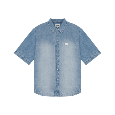 Denim S/S Shirt [Light Blue]