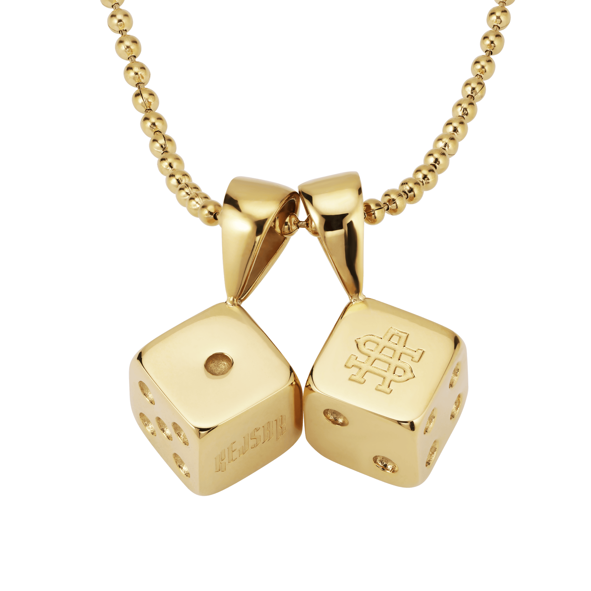 SAUNA®/Kejsar Pendant Dice Chain [Gold]