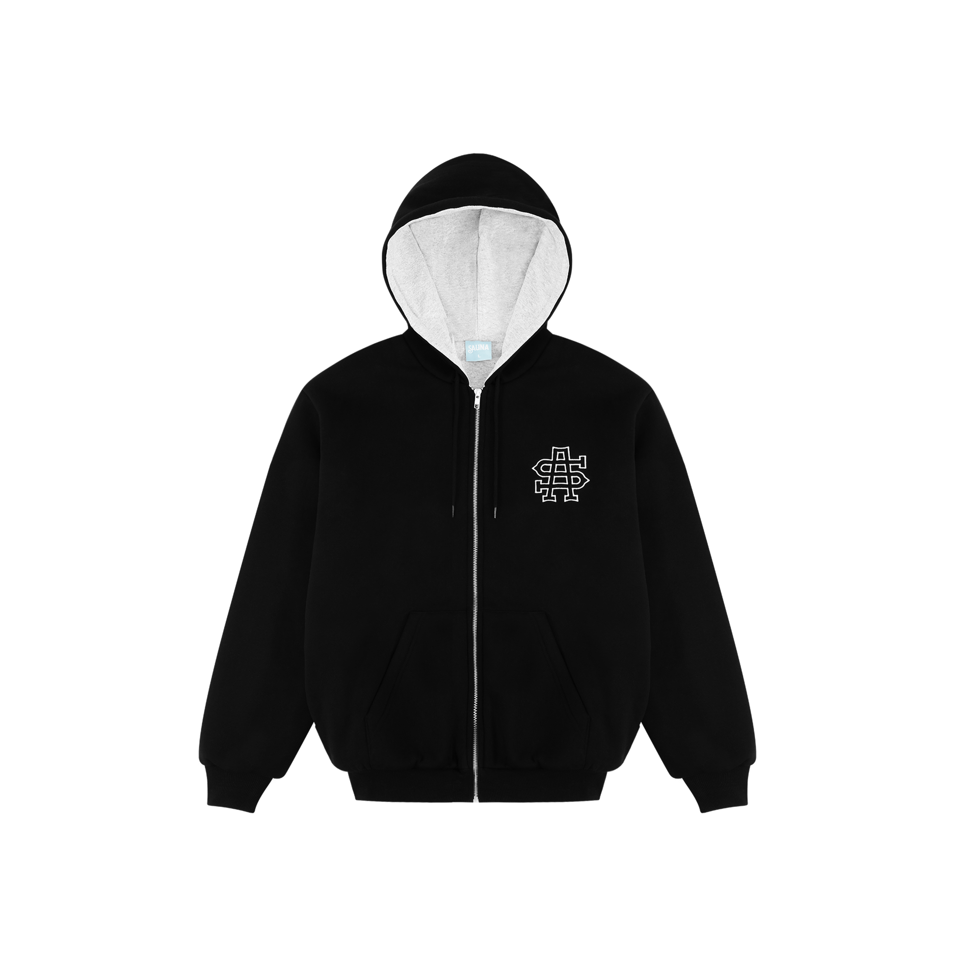 SA Zip-Hoodie [Black]