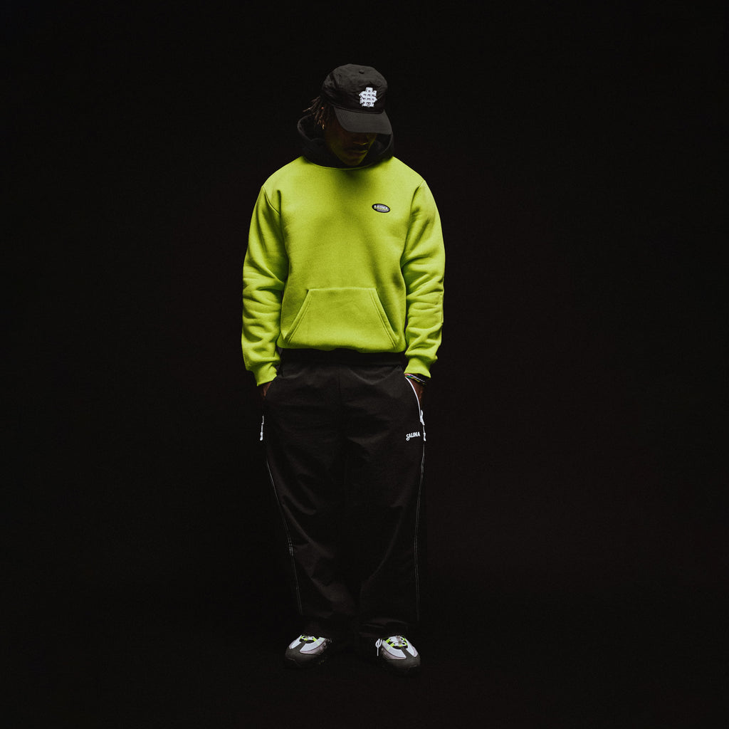 Two Tone Hoodie [Lime Green/Black]