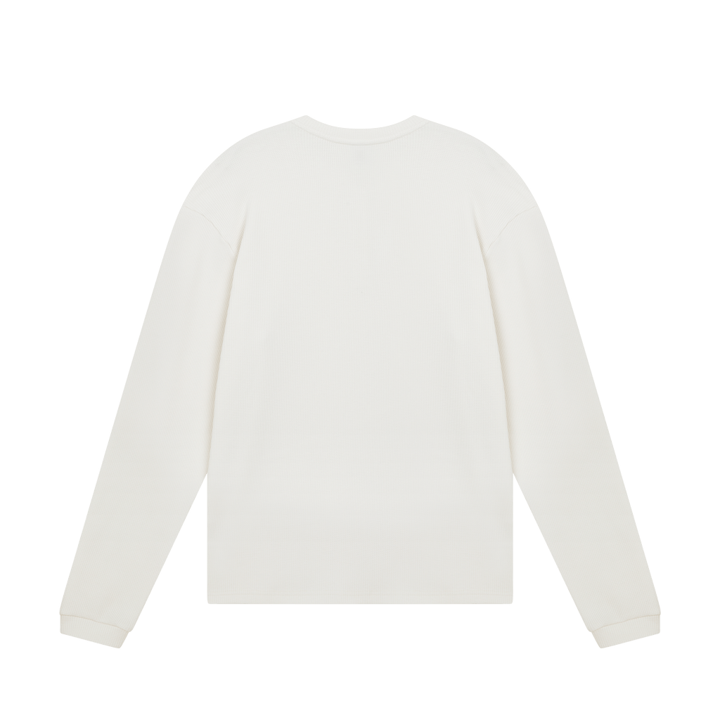 Waflle Henley L/S [Off-White]