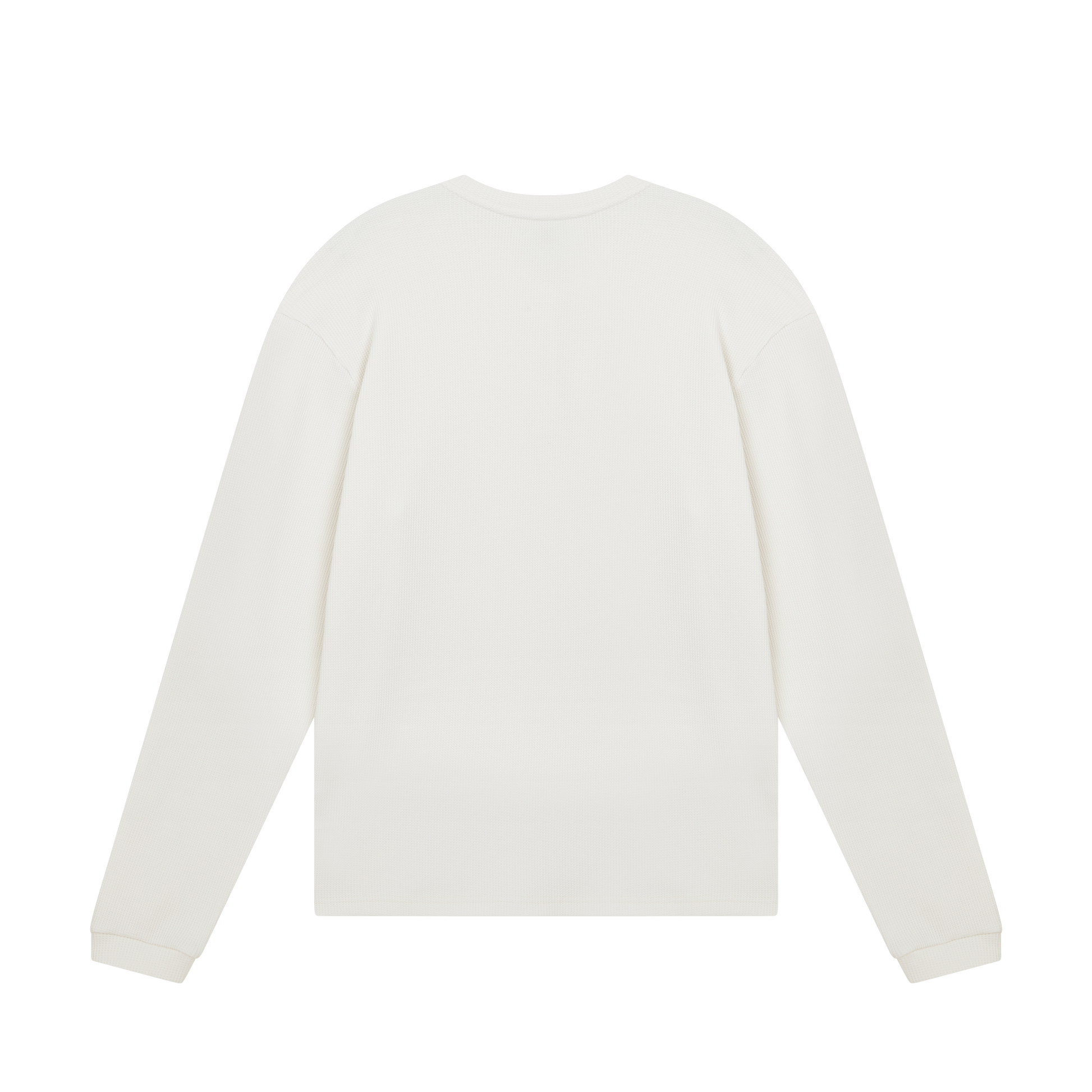 Waflle Henley L/S [Off-White]