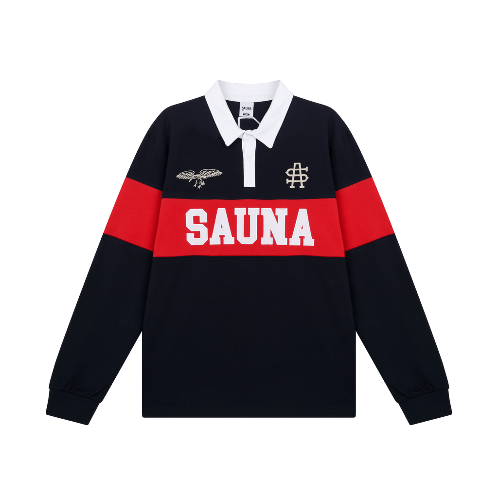 Rugby Polo L/S [Dark Blue]