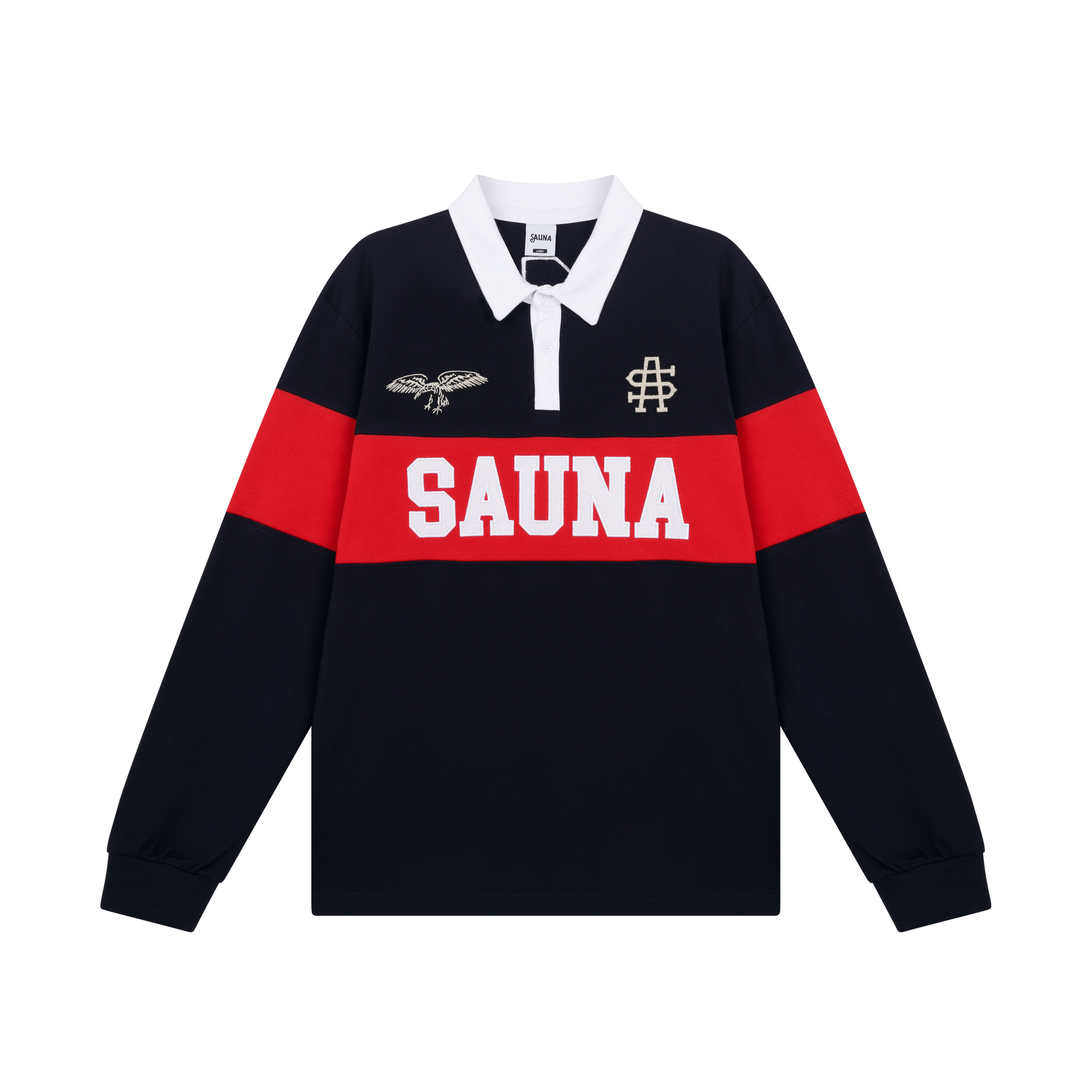 Rugby Polo L/S [Dark Blue]