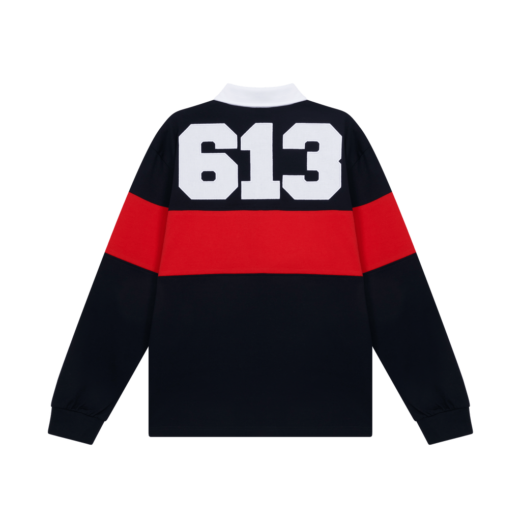 Rugby Polo L/S [Dark Blue]