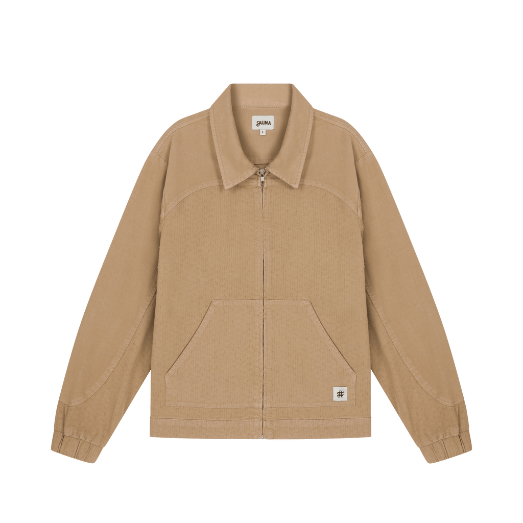 Work Cotton Jacket [Beige]
