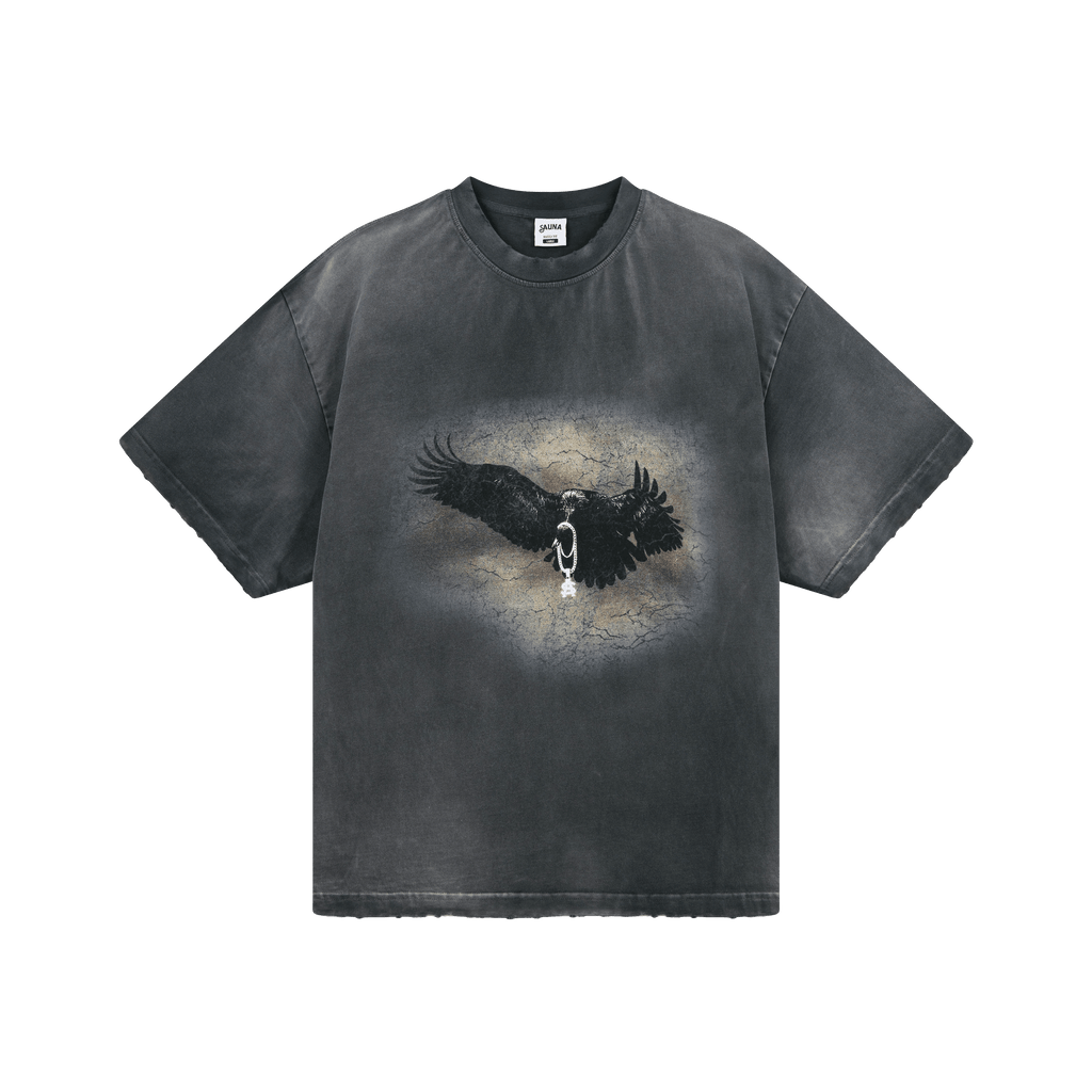Chained Eagle Tee [Black]