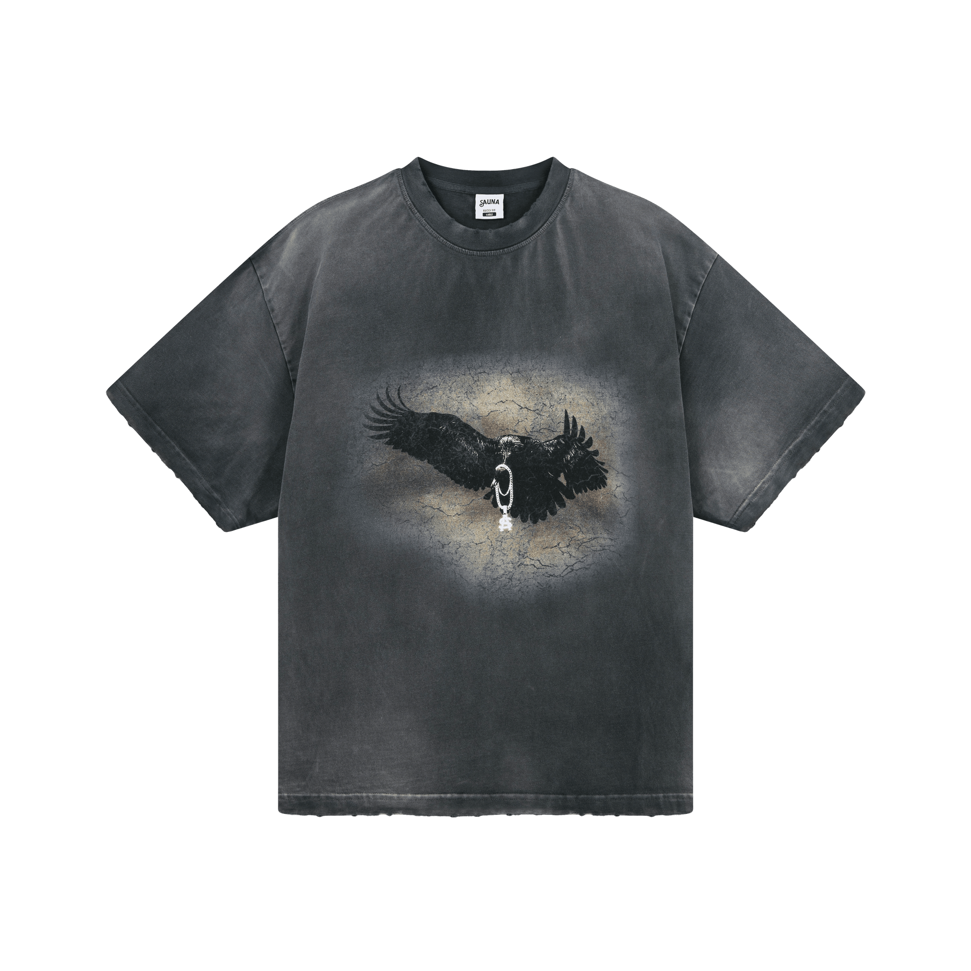 Chained Eagle Tee [Black]