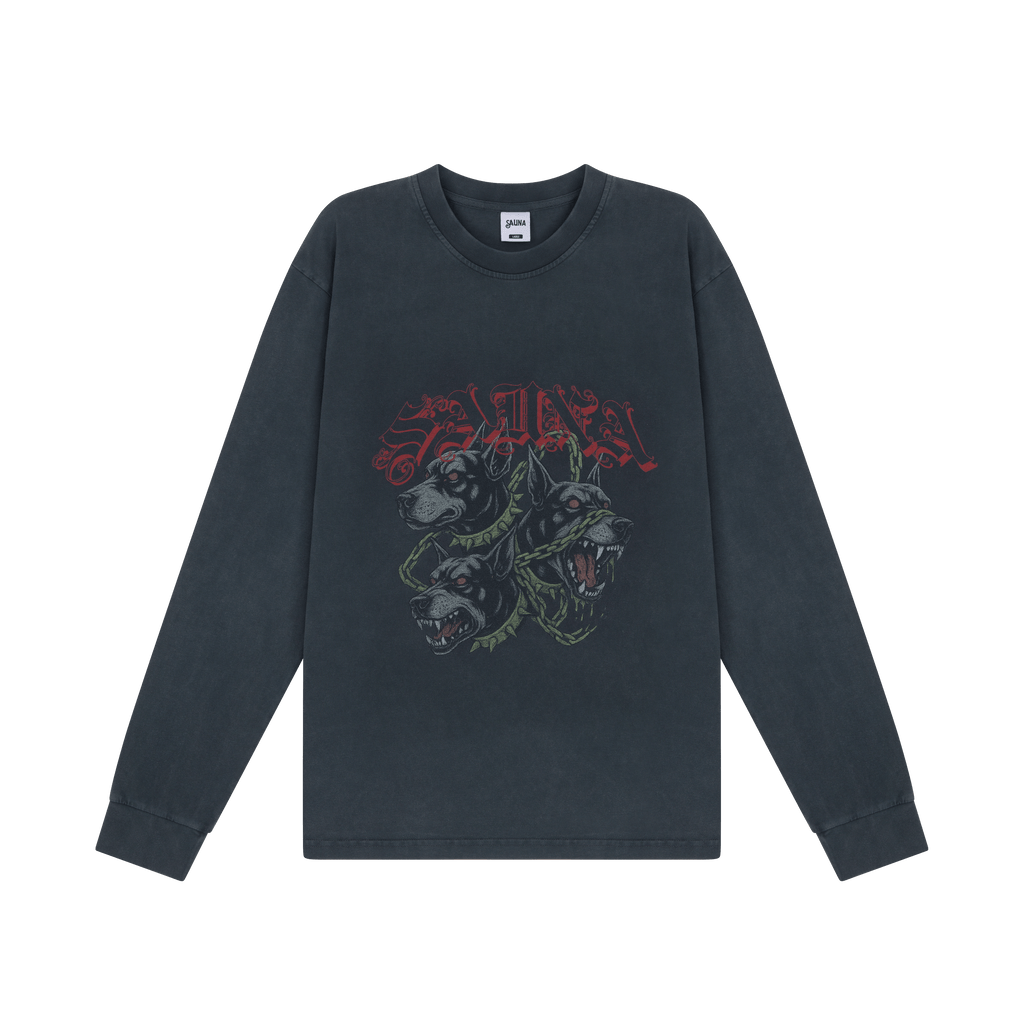 Hound L/S Shirt [Washed Black]