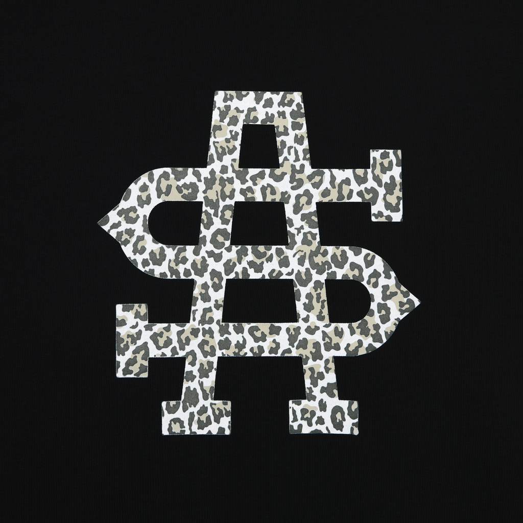 SA Leopard Tee [Black]