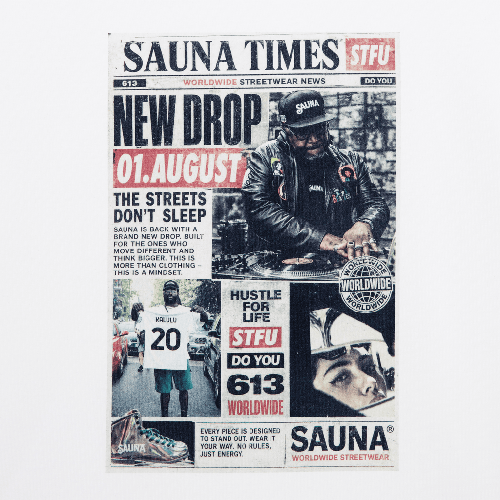 Newspaper Tee [White]