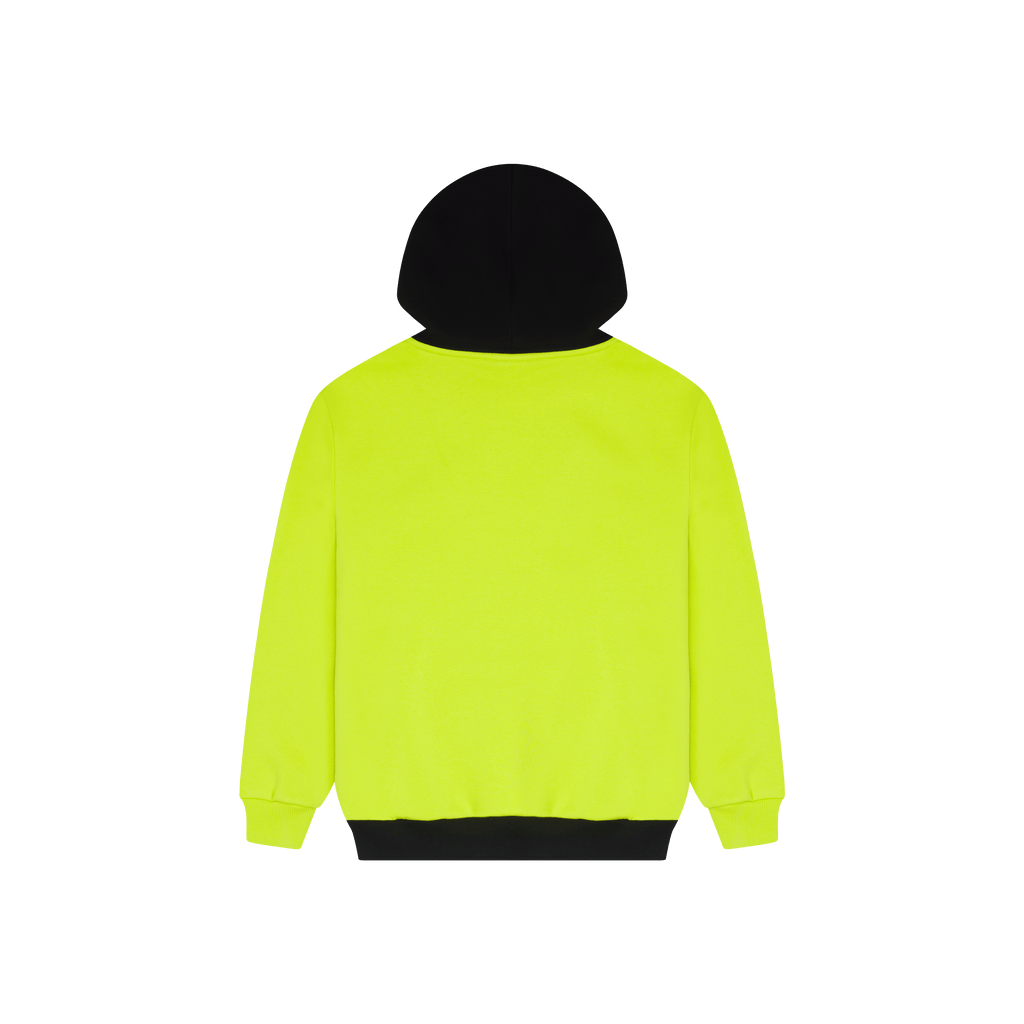 Two Tone Hoodie [Lime Green/Black]