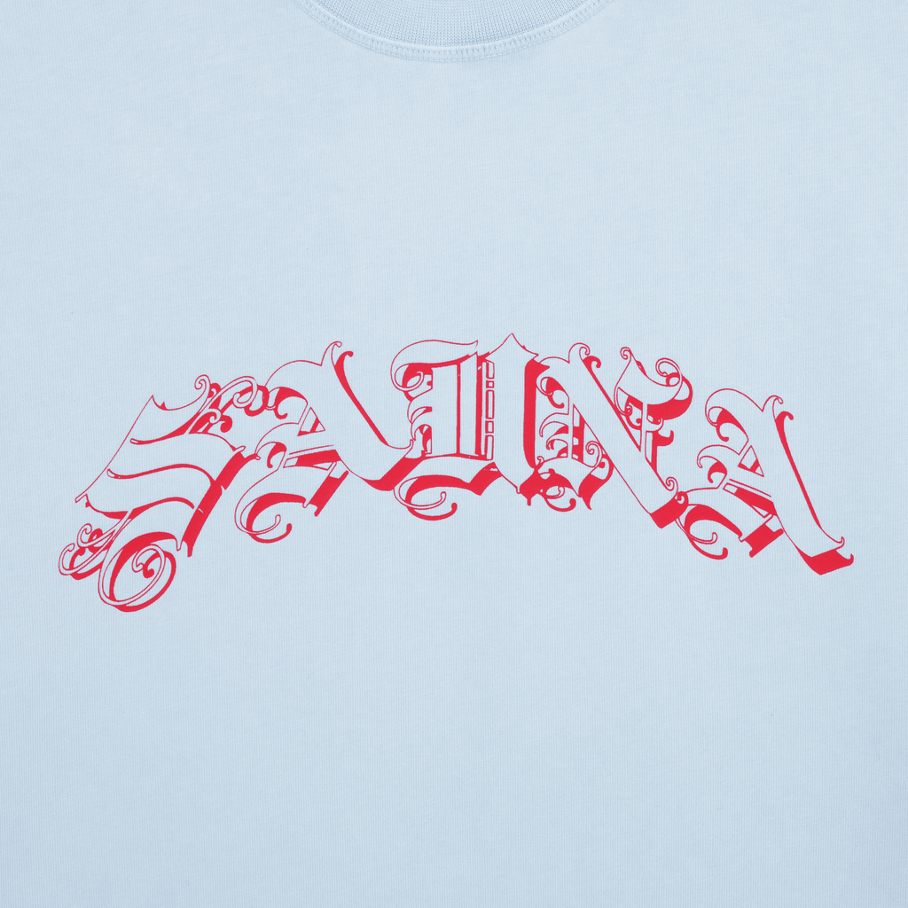 Washed Gothic Tee [Light Blue]