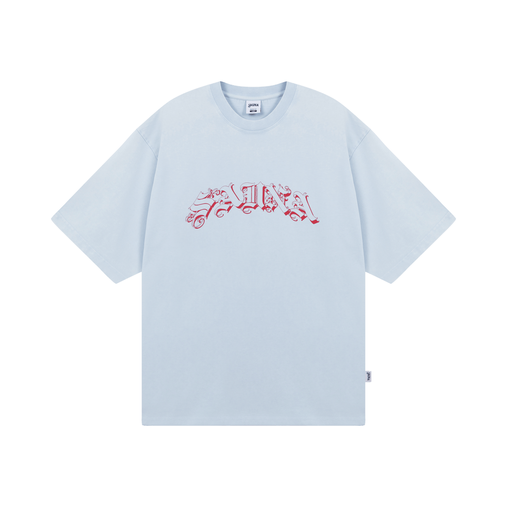 Washed Gothic Tee [Light Blue]